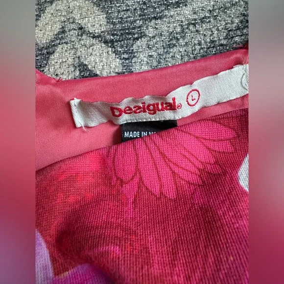 Desigual Multicolor Floral Sheath Mini Dress - Picture 3 of 7